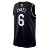 NIKE LEBRON JAMES LAKERS DH8060-010 Black Image 0