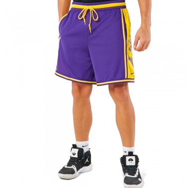 Ανδρική Βερμούδα Μπάσκετ Μωβ - Nike Los Angeles Lakers Dri-FIT DNA+