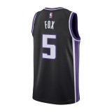 NIKE NBA DF SWINGMAN JERSEY ICON SACRAMENTO KINGS DX8621-010 Black Image 0