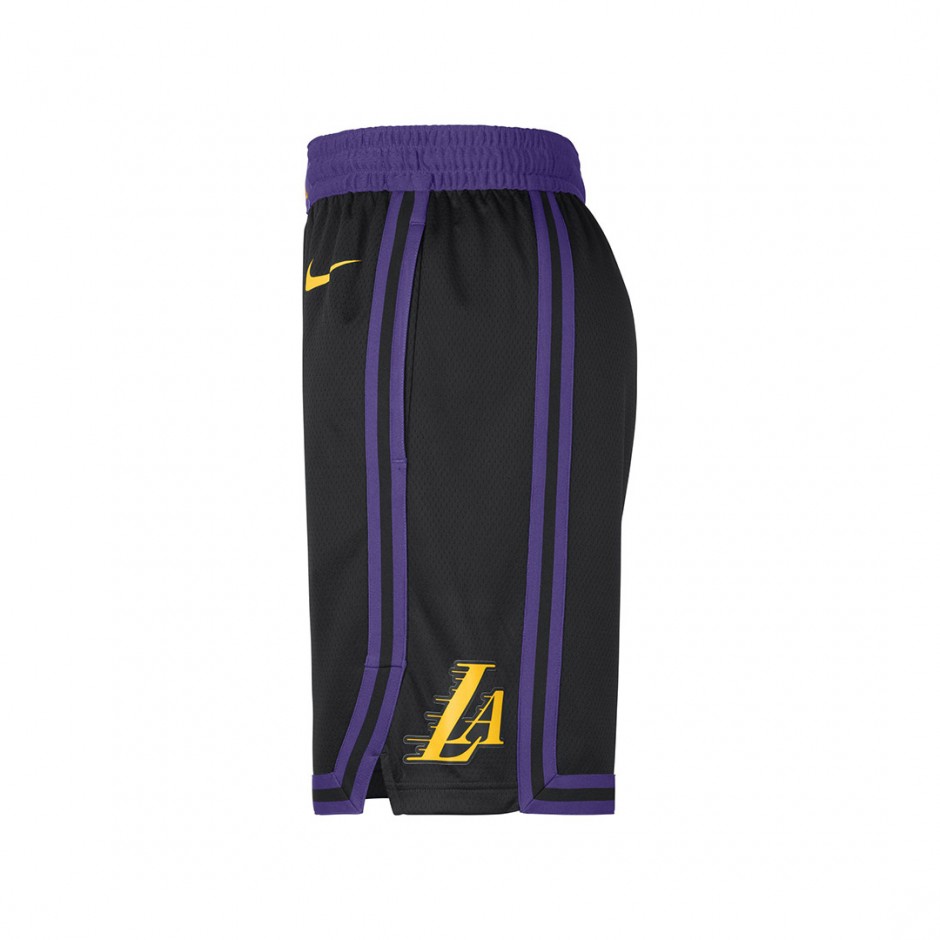 Ανδρική Βερμούδα NBA Μαύρη - Nike Los Angeles Lakers 2023/24 City Edition