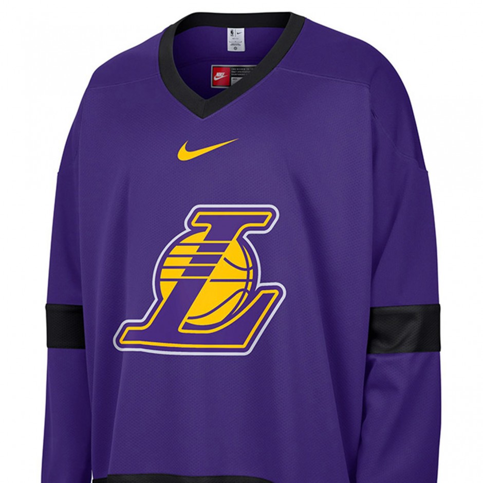 NIKE LAL MNK HOCKEY JSY CTS FZ7477-504 Purple