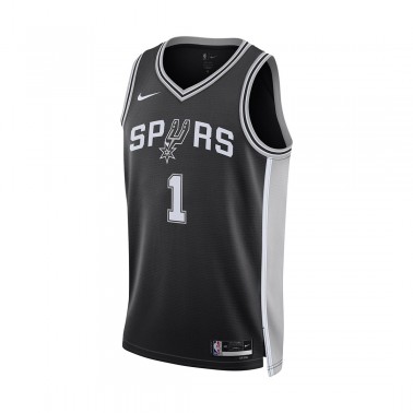 Ανδρική Εμφάνιση NBA Μαύρη - Nike San Antonio Spurs Icon Edition 2022/23