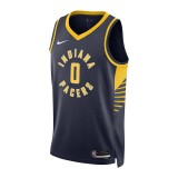 Ανδρική Εμφάνιση NBA Μπλε - Nike Indiana Pacers Icon Edition 2022/23 Εικόνα 