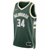 Ανδρική Εμφάνιση NBA Πράσινη - Nike Milwaukee Bucks Icon Edition 2022/23 Εικόνα 