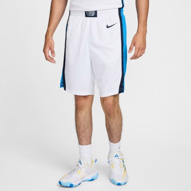 Ανδρική Βερμούδα Μπάσκετ Λευκή - Nike Greece Olympics 2024 Limited Road Ηome