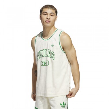 Ανδρική Φανέλα Εκρού - adidas Originals Basketball