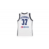 GSA GAME SHIRT OFFICIAL UNIFORM-37 KOSTAS ANTETOKOUNMPO 17-91065-WHITE Λευκό Εικόνα 0