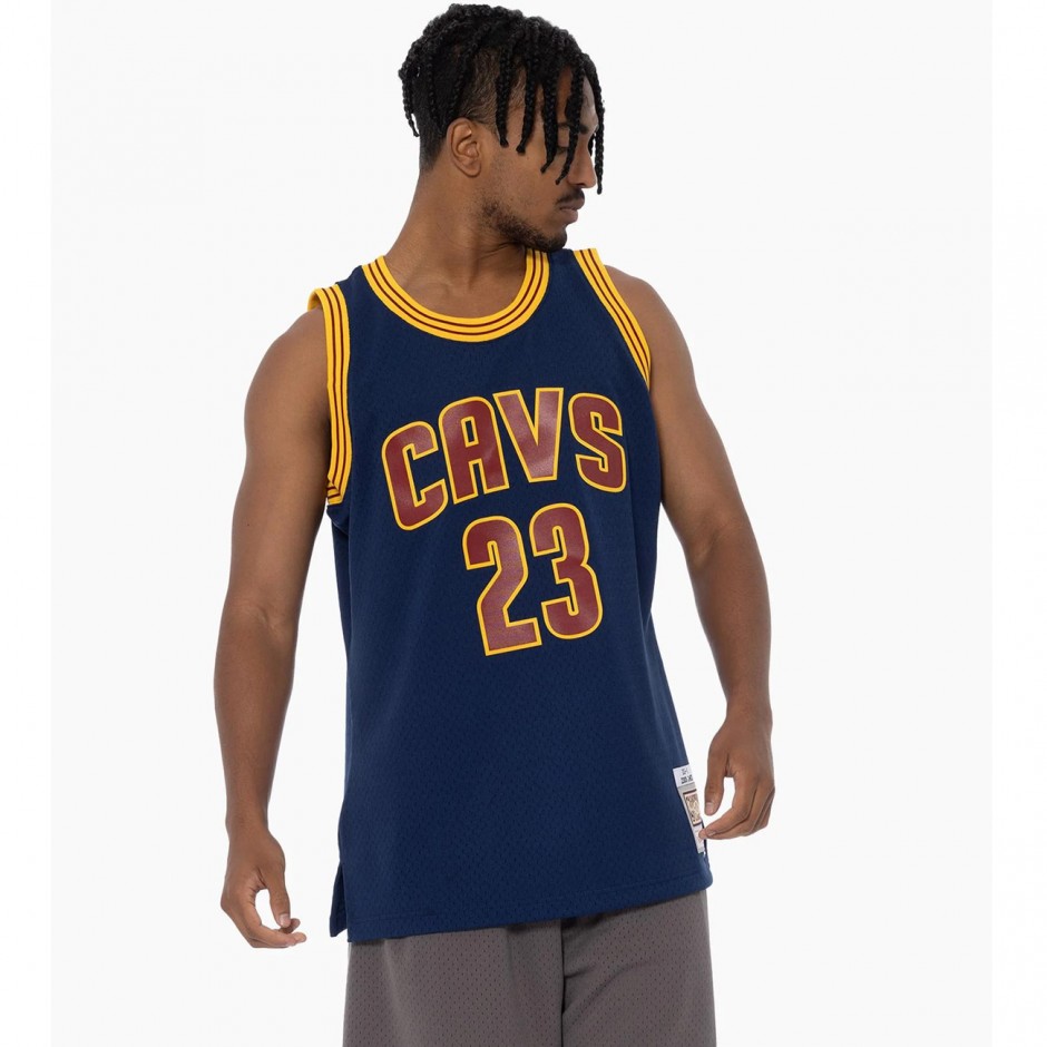 MITCHELL & NESS NBA BLUE ALTERNATE JERSEY CAVALIERS 2015 LEBRON JAMES JY8628-CCAASBL-ASTROS BLUE Blue