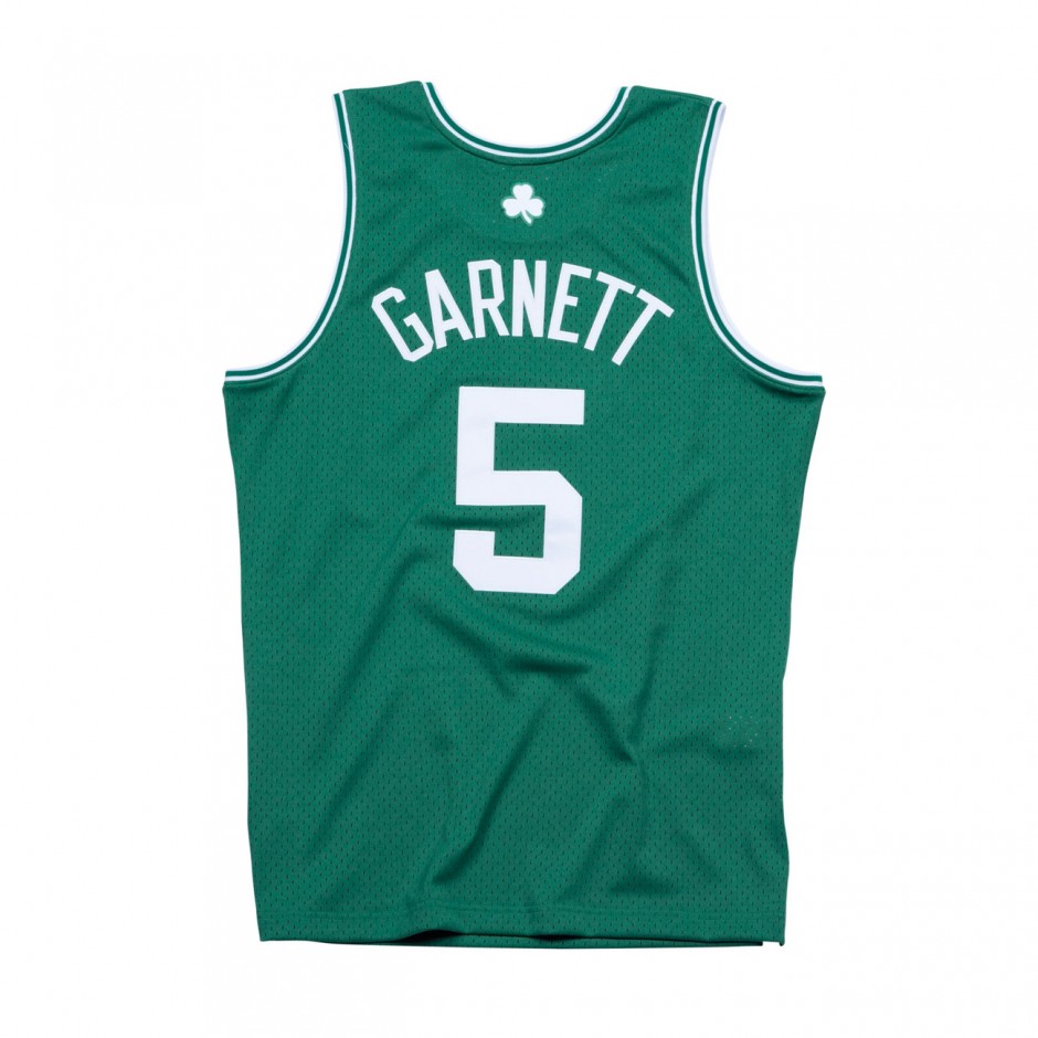 Ανδρική Εμφάνιση NBA Πράσινη - Mitchell & Ness Kevin Garnett Boston Celtics 2007-08 Green Swingman Player Jersey