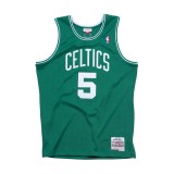 Ανδρική Εμφάνιση NBA Πράσινη - Mitchell & Ness Kevin Garnett Boston Celtics 2007-08 Green Swingman Player Jersey Εικόνα 