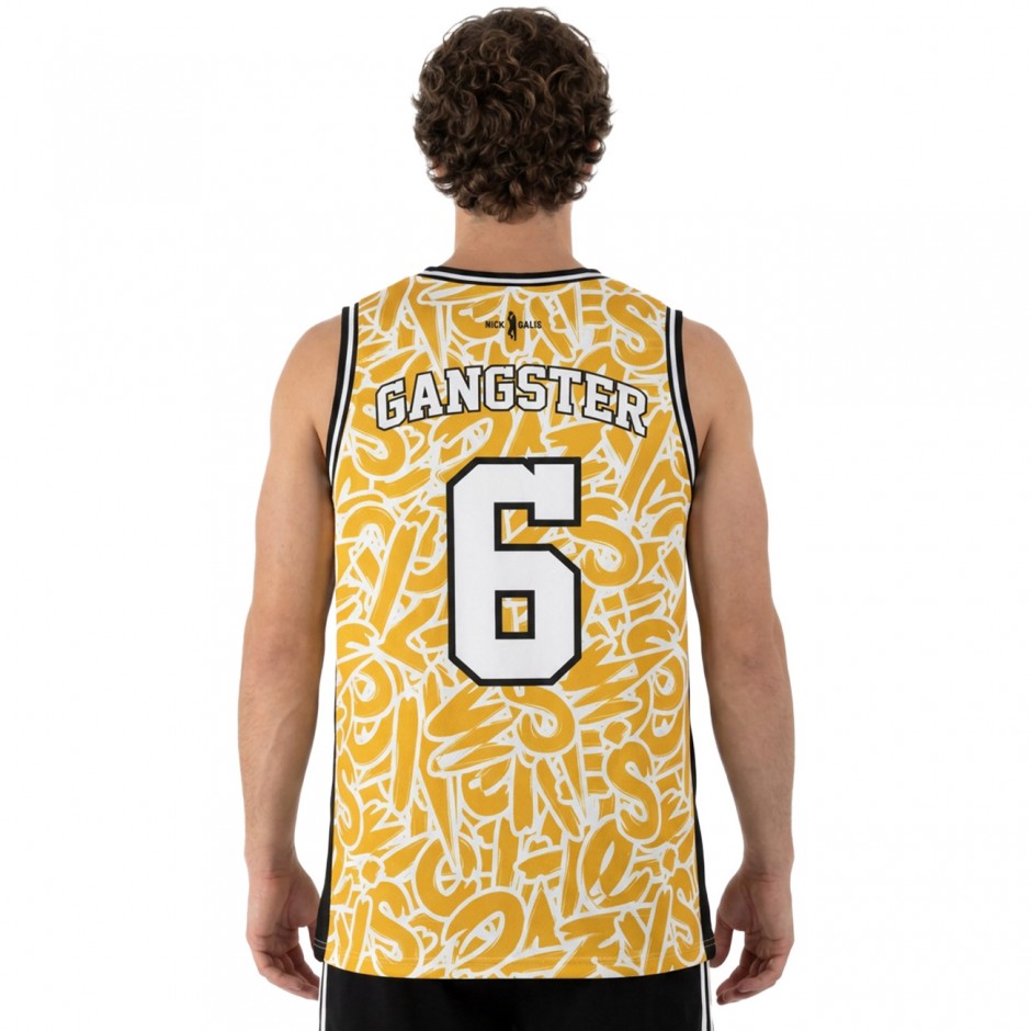 Men's Basketball Jersey Yellow - Nick Galis 'The Number 6'