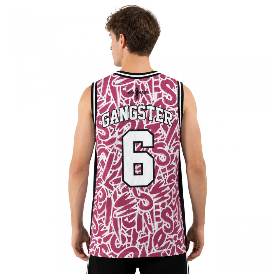 Men's Basketball Jersey Pink - Nick Galis 'The Number 6'