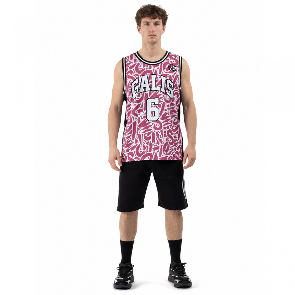 Men's Basketball Jersey Pink - Nick Galis 'The Number 6'