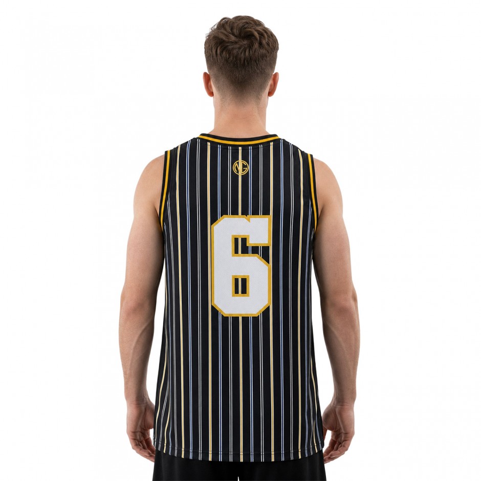 Men's Basketball Jersey Black - Nick Galis 'The Gangster'