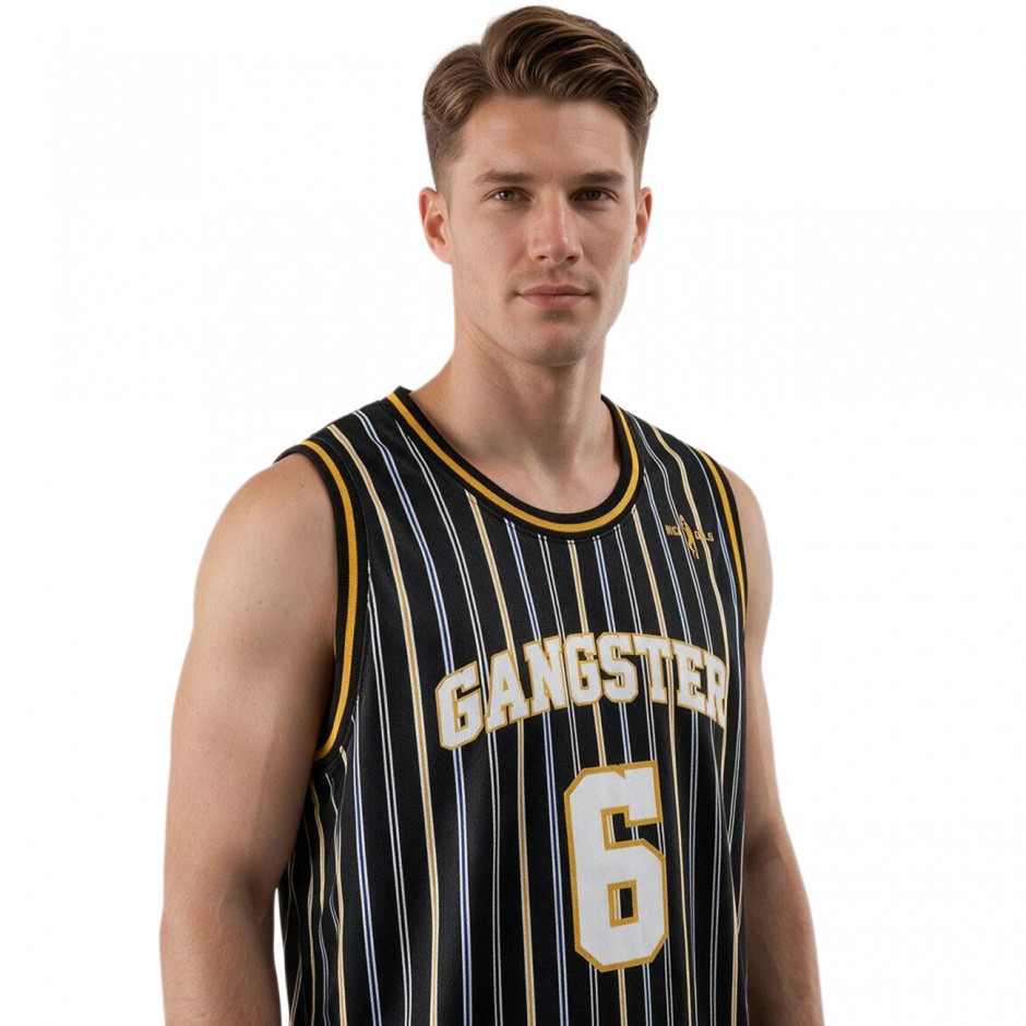 Men's Basketball Jersey Black - Nick Galis 'The Gangster'