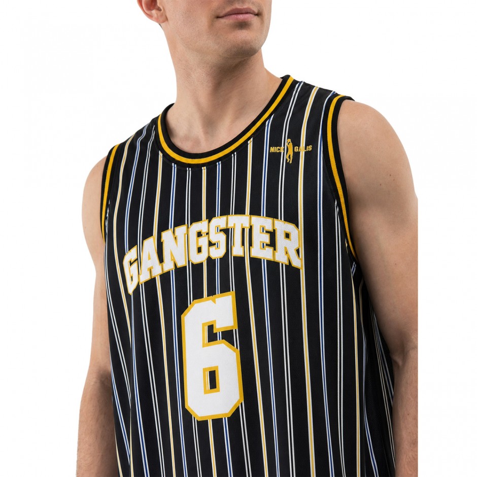 Men's Basketball Jersey Black - Nick Galis 'The Gangster'