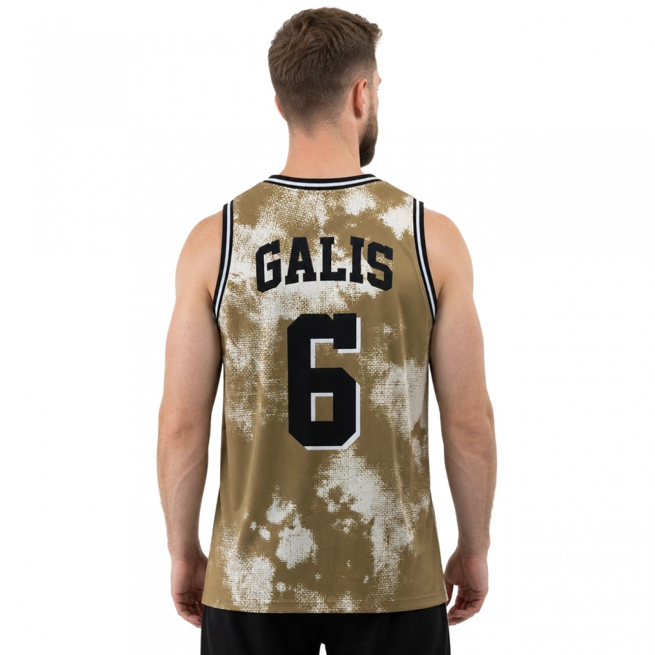 Men's Basketball Jersey Gold - Nick Galis 'The Jump Shot'