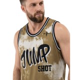 Men's Basketball Jersey Gold - Nick Galis 'The Jump Shot' Image 1