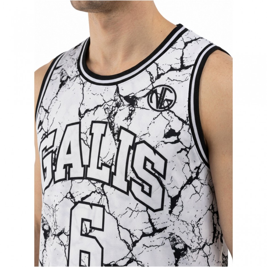 Men's Basketball Jersey White - Nick Galis 'The G.O.A.T.'
