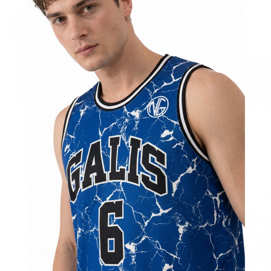 Men's Basketball Jersey Royal Blue - Nick Galis 'The G.O.A.T.'