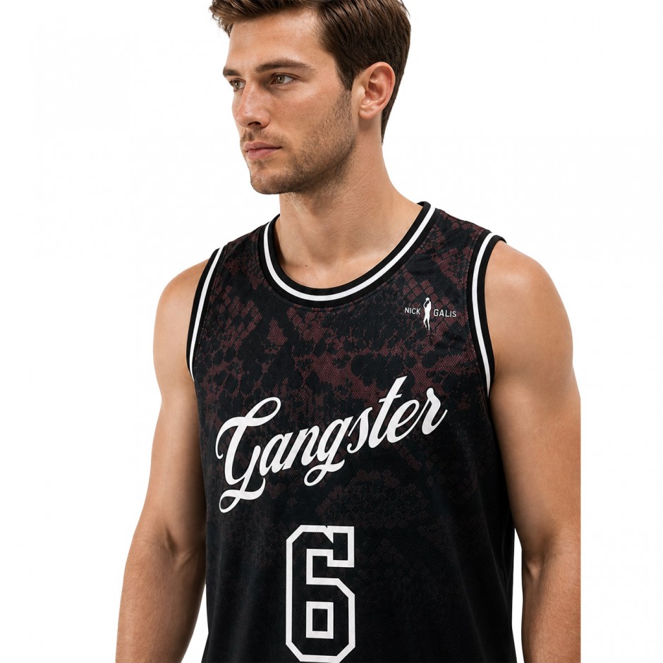 Men's Basketball Jersey Bordeaux - Nick Galis 'The Gangster's Legacy'