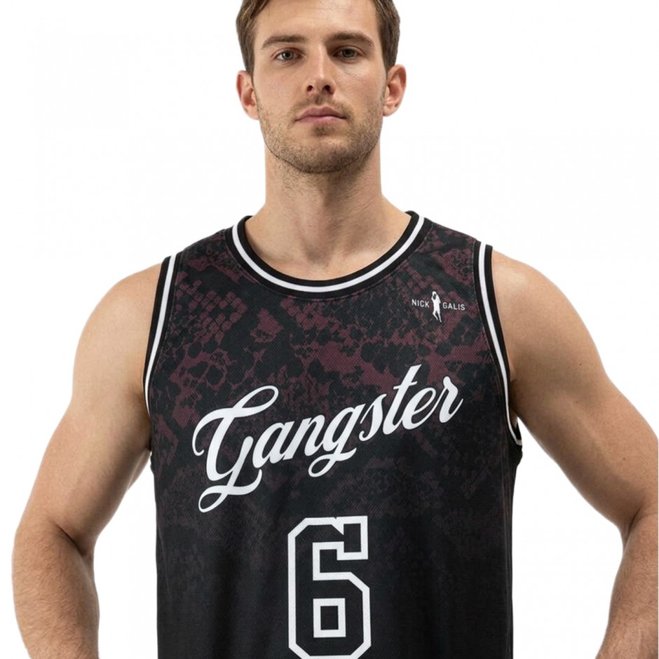 Men's Basketball Jersey Bordeaux - Nick Galis 'The Gangster's Legacy'