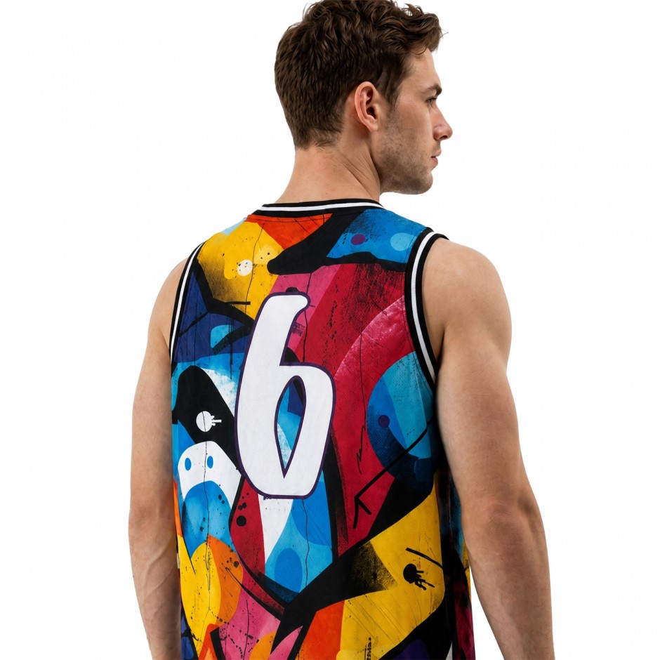 Men's Basketball Jersey Colorful - Nick Galis 'The Legend'