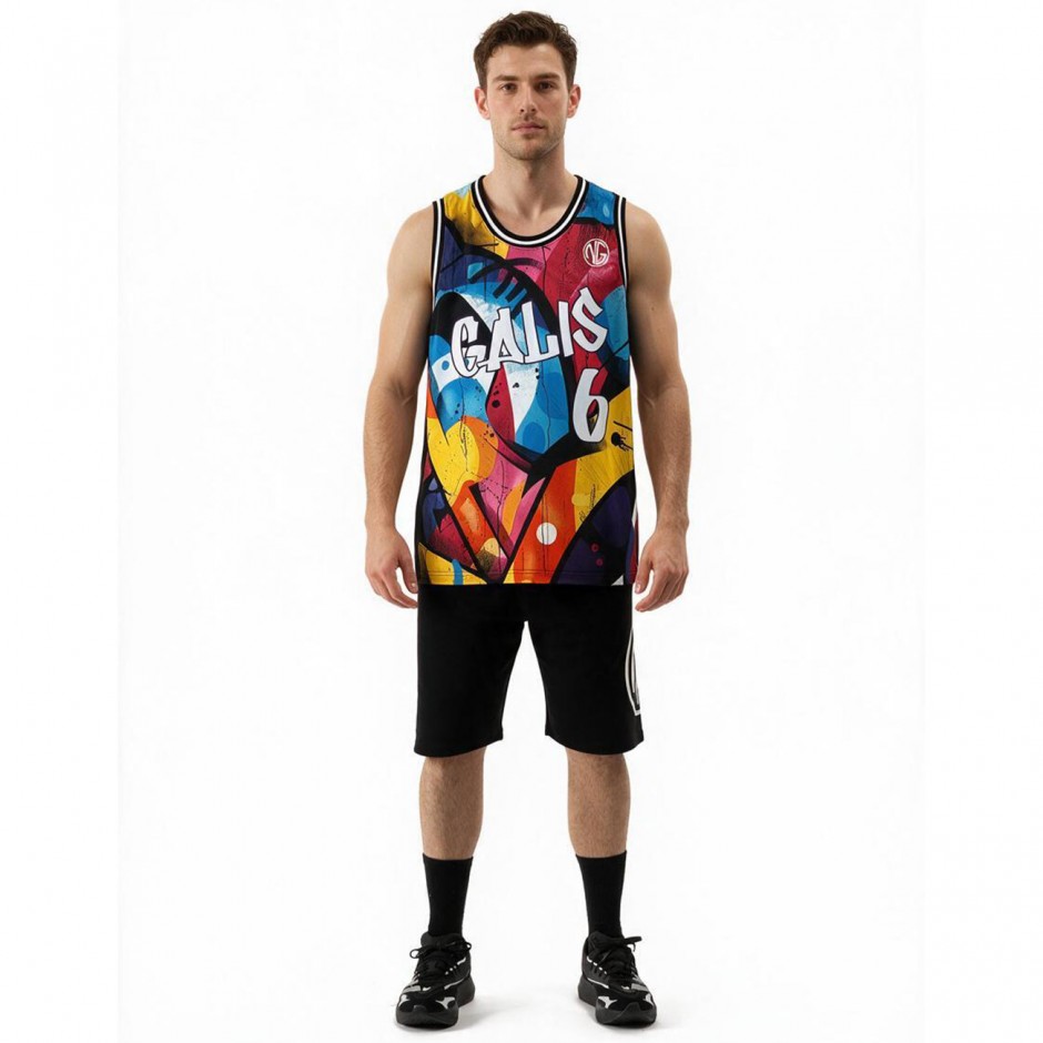 Men's Basketball Jersey Colorful - Nick Galis 'The Legend'