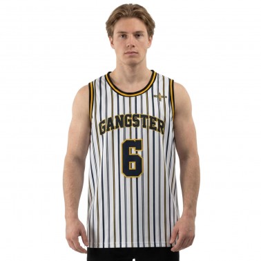 Men's Basketball Jersey White - Nick Galis 'The Gangster'