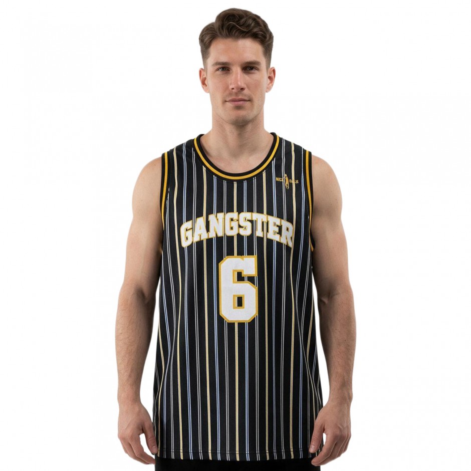 Men's Basketball Jersey Black - Nick Galis 'The Gangster'