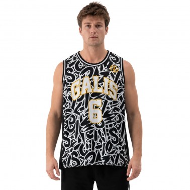 Men's Basketball Jersey Black - Nick Galis 'The Number 6'