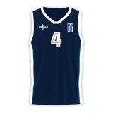 Men's Basketball Jersey Blue - Nick Galis The Greek No4, 1987 Image 