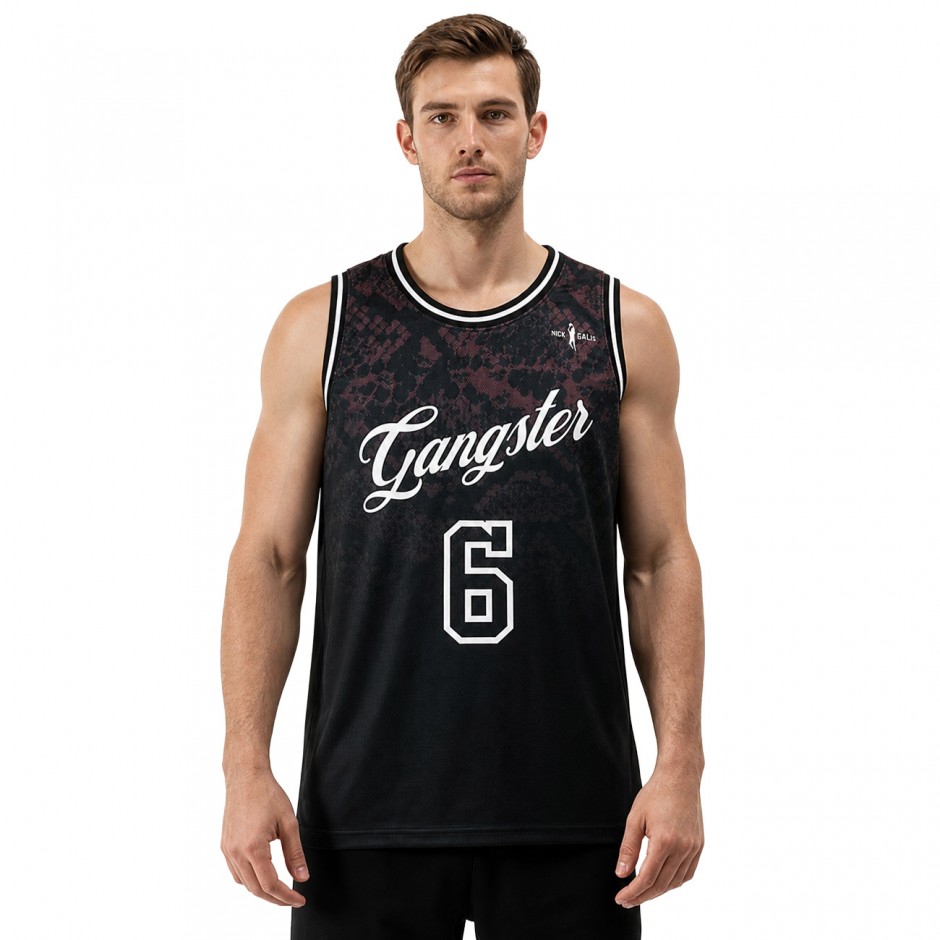 Men's Basketball Jersey Bordeaux - Nick Galis 'The Gangster's Legacy'