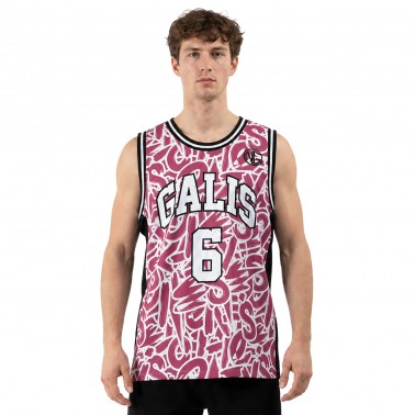 Men's Basketball Jersey Pink - Nick Galis 'The Number 6'