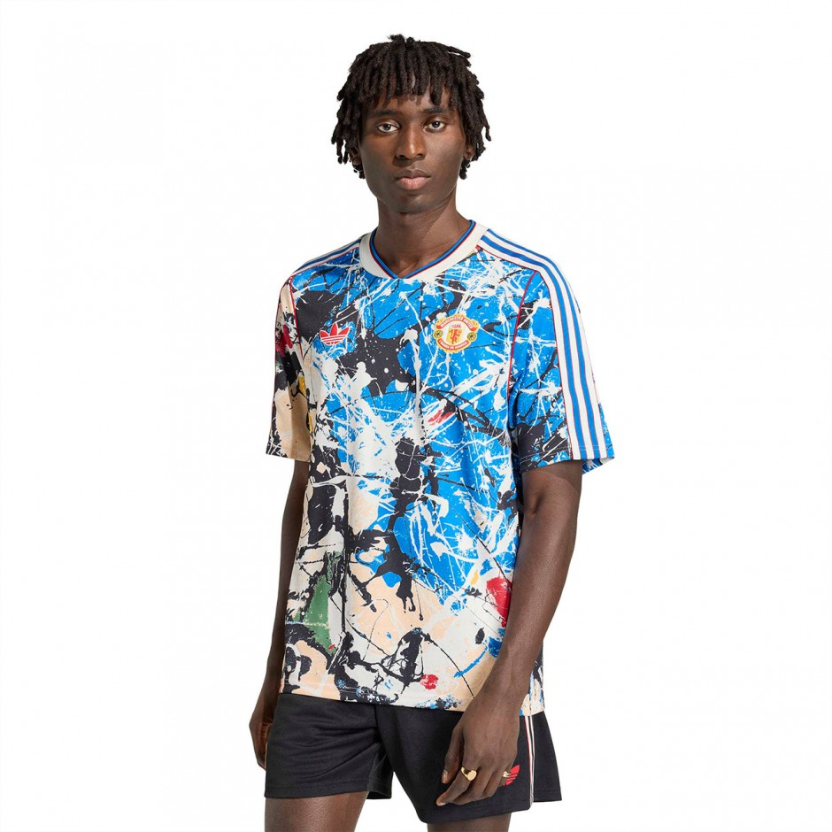 Men's Football Jersey Colorful - adidas Originals Manchester United Stone Roses