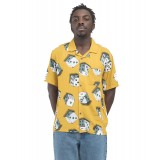 STUSSY DICE PATTERN SHIRT 1110215-MUSTARD Mustard Image 