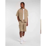 Ανδρικό Πουκάμισο Μπεζ - Dickies Unionville Work S/S Εικόνα 2