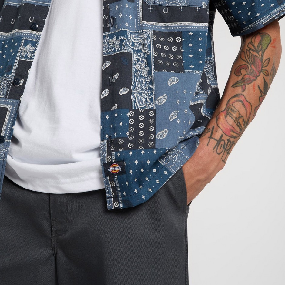 Ανδρικό Πουκάμισο Μπλε - Dickies Glandorf