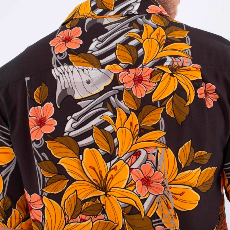 Men's Shirt Black - Hurley Tattoo Trudy