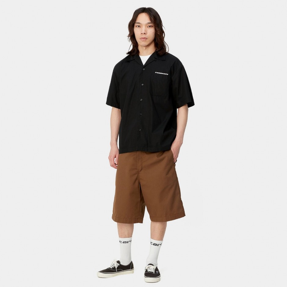 CARHARTT WIP S/S LINK SCRIPT SHIRT I033026-0D2XX Black