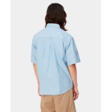Ανδρικό Πουκάμισο Σιέλ - Carhartt WIP S/S Braxton Εικόνα 0