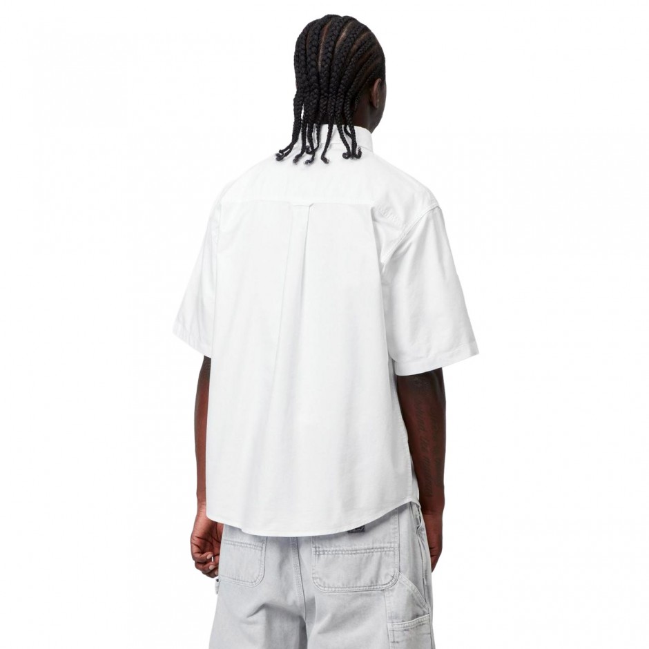 Ανδρικό Πουκάμισο Λευκό - Carhartt WIP S/S Braxton