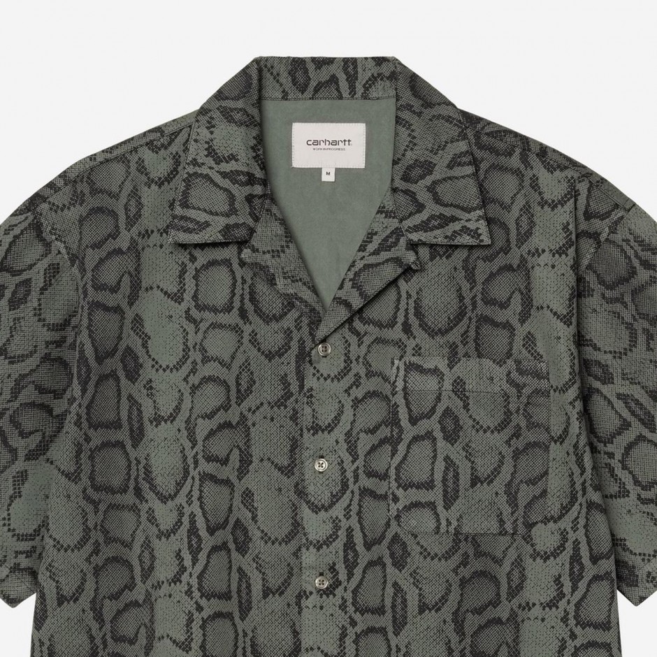 Μen's Shirt Κhaki - Carhartt WIP S/S Snake Camo