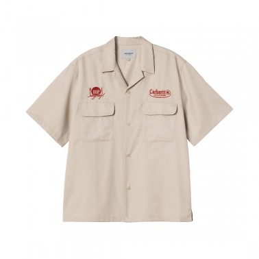 Ανδρικό Πουκάμισο Εκρού - Carhartt WIP S/S Deli