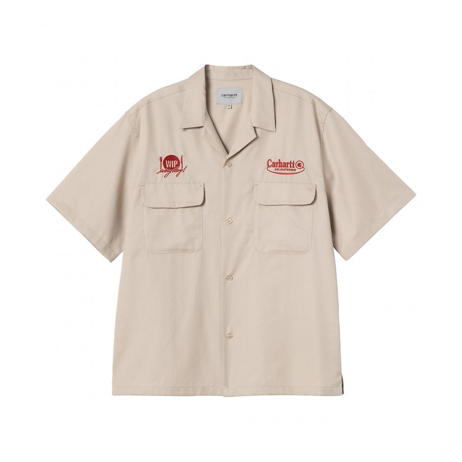 CARHARTT WIP S/S DELI SHIRT I034738-2X6XX Ecru