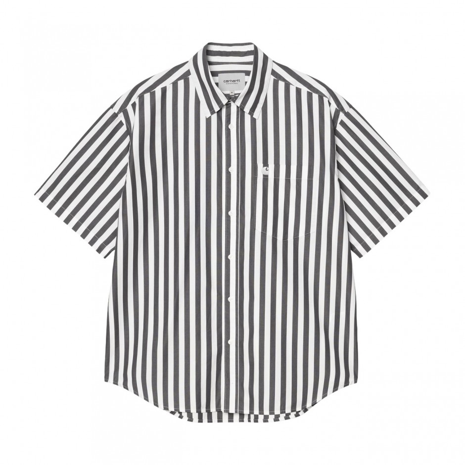 Ανδρικό Πουκάμισο Γκρι - Carhartt WIP S/S Royce