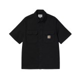 Ανδρικό Πουκάμισο Μαύρο - Carhartt WIP S/S Craft Εικόνα 