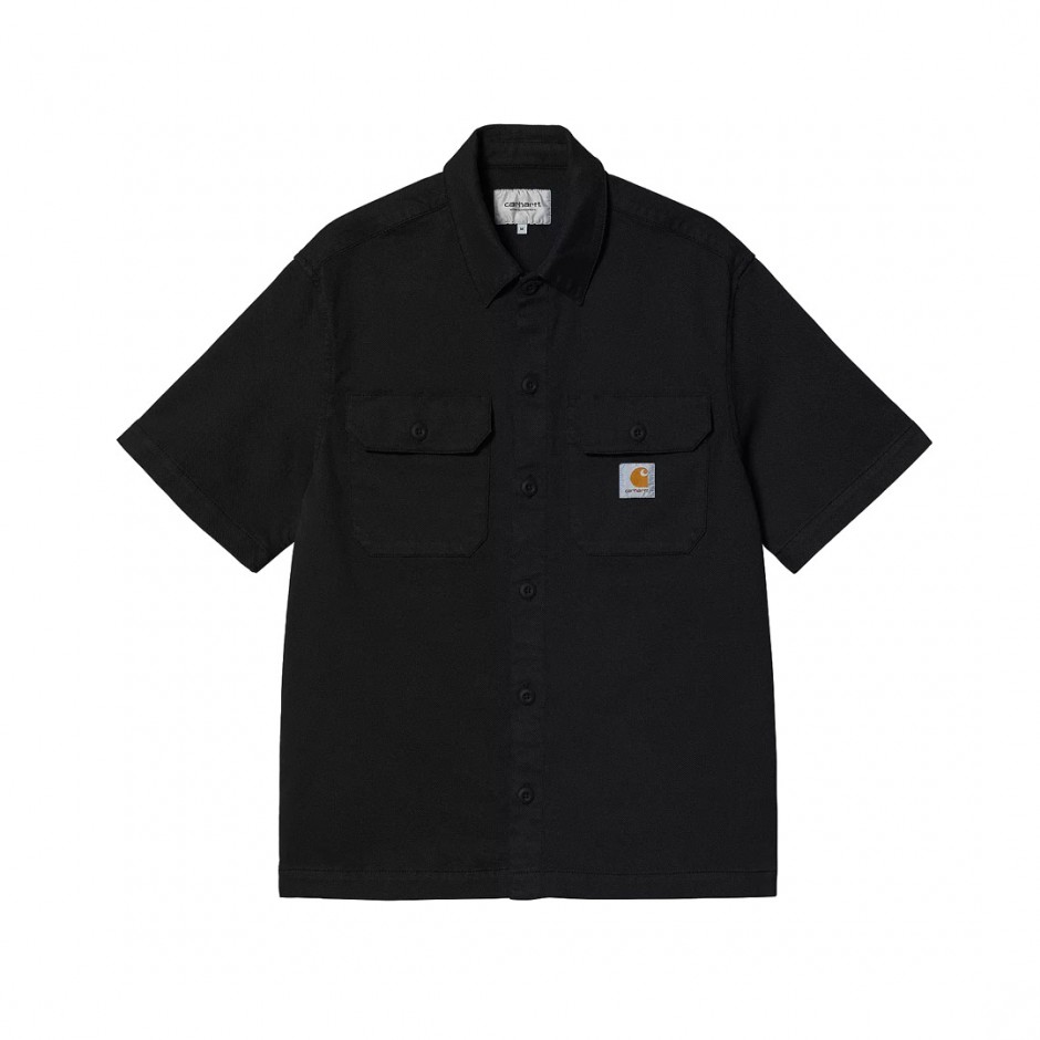 Ανδρικό Πουκάμισο Μαύρο - Carhartt WIP S/S Craft
