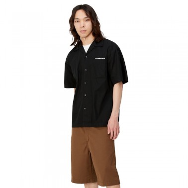 CARHARTT WIP S/S LINK SCRIPT SHIRT I033026-0D2XX Black