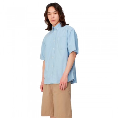 Ανδρικό Πουκάμισο Σιέλ - Carhartt WIP S/S Braxton